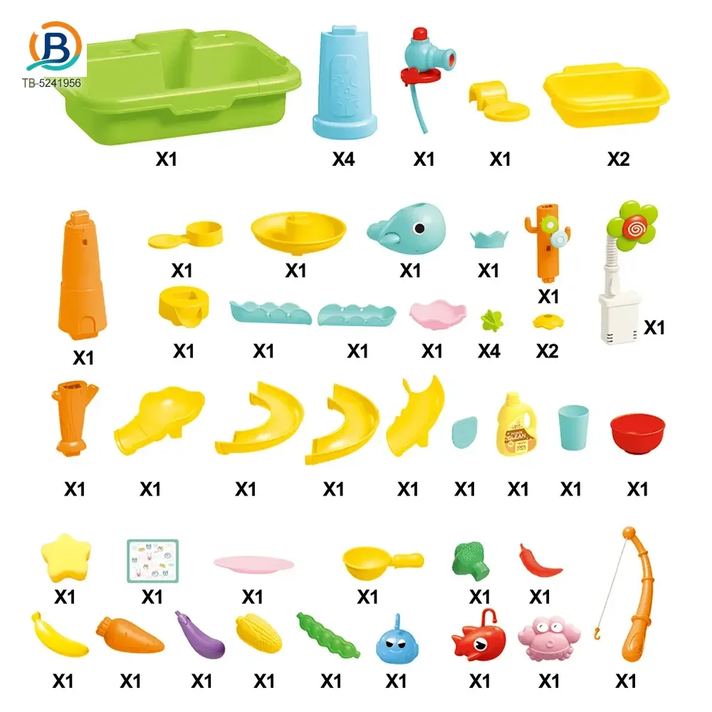 Water Table Toy, Children’s Play Sink Supply (TB-5241956) — product photograph 2