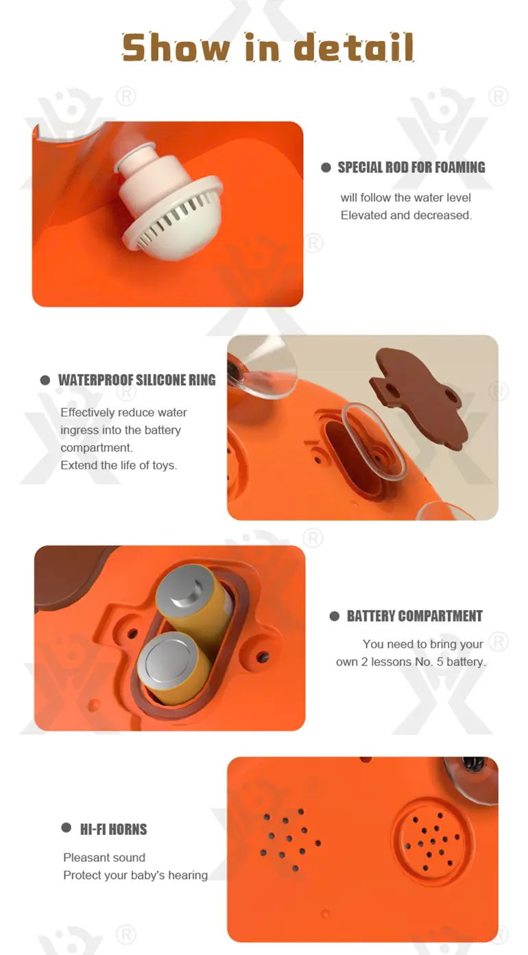 Dinosaur Bath Bubble Machine In Bulk (TB-4977404) — illustrated product details, panel 5