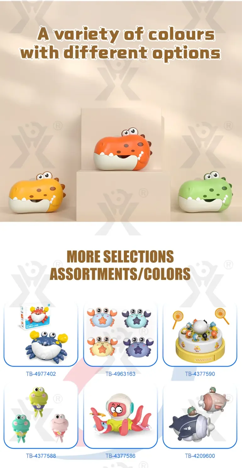 Dinosaur Bath Bubble Machine In Bulk (TB-4977404) — illustrated product details, panel 6