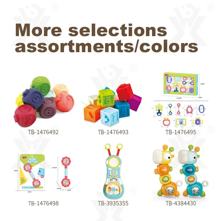 Giraffe Musical Rattle Sensory Toy for Infants (TB-4834968) — illustrated product details, panel 12