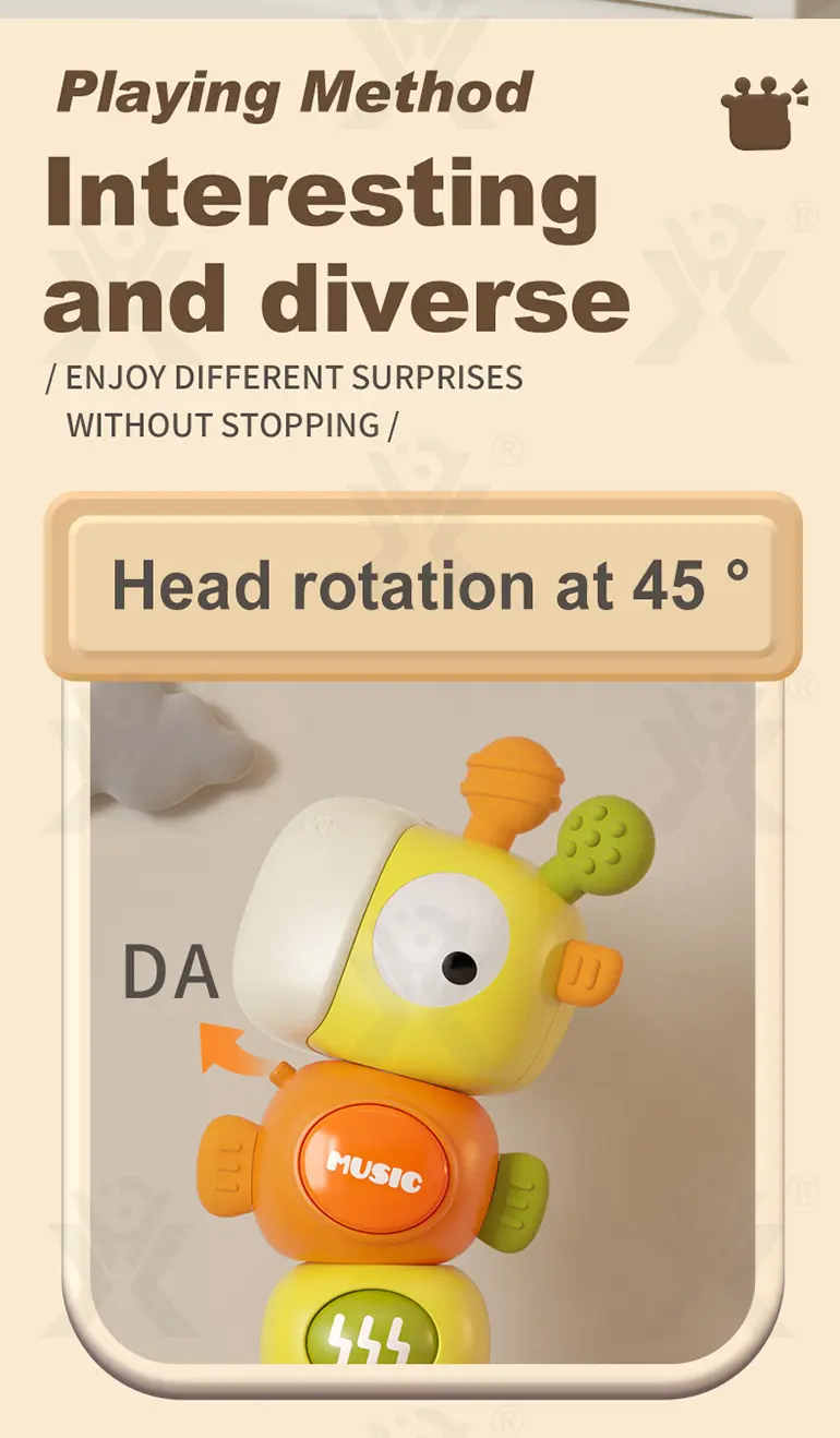 Giraffe Musical Rattle Sensory Toy for Infants (TB-4834968) — illustrated product details, panel 3