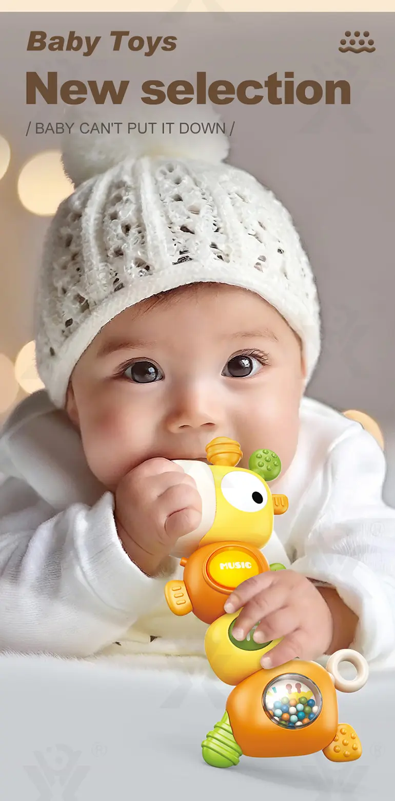 Giraffe Musical Rattle Sensory Toy for Infants (TB-4834968) — illustrated product details, panel 5