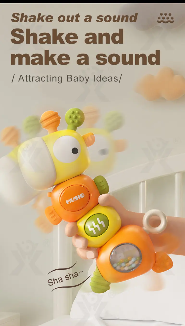 Giraffe Musical Rattle Sensory Toy for Infants (TB-4834968) — illustrated product details, panel 7