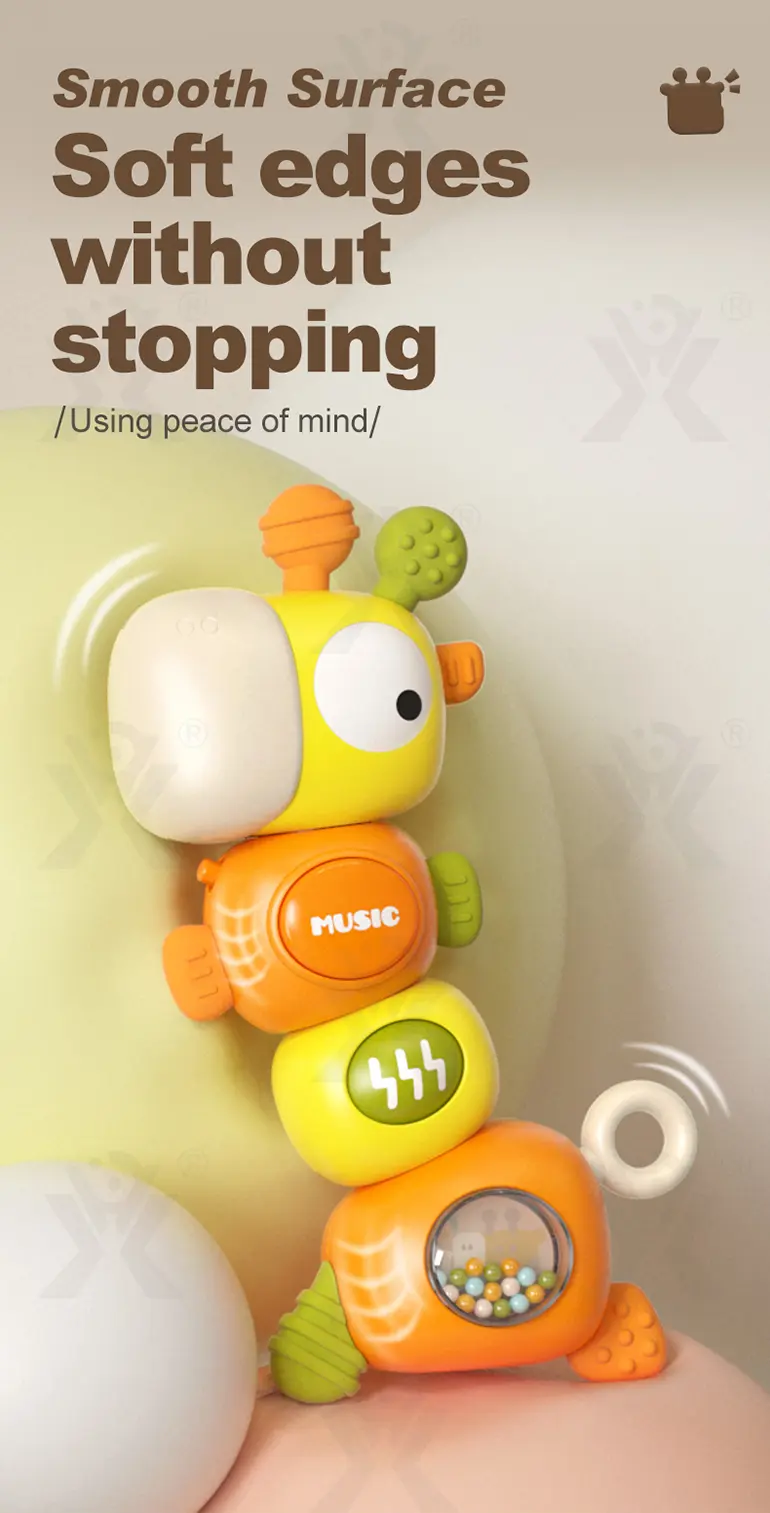 Giraffe Musical Rattle Sensory Toy for Infants (TB-4834968) — illustrated product details, panel 9