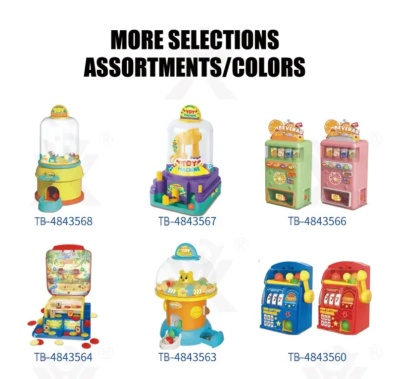 Interactive Claw Machine Toy, Music Lights Effect (TB-4843562) — illustrated product details, panel 7