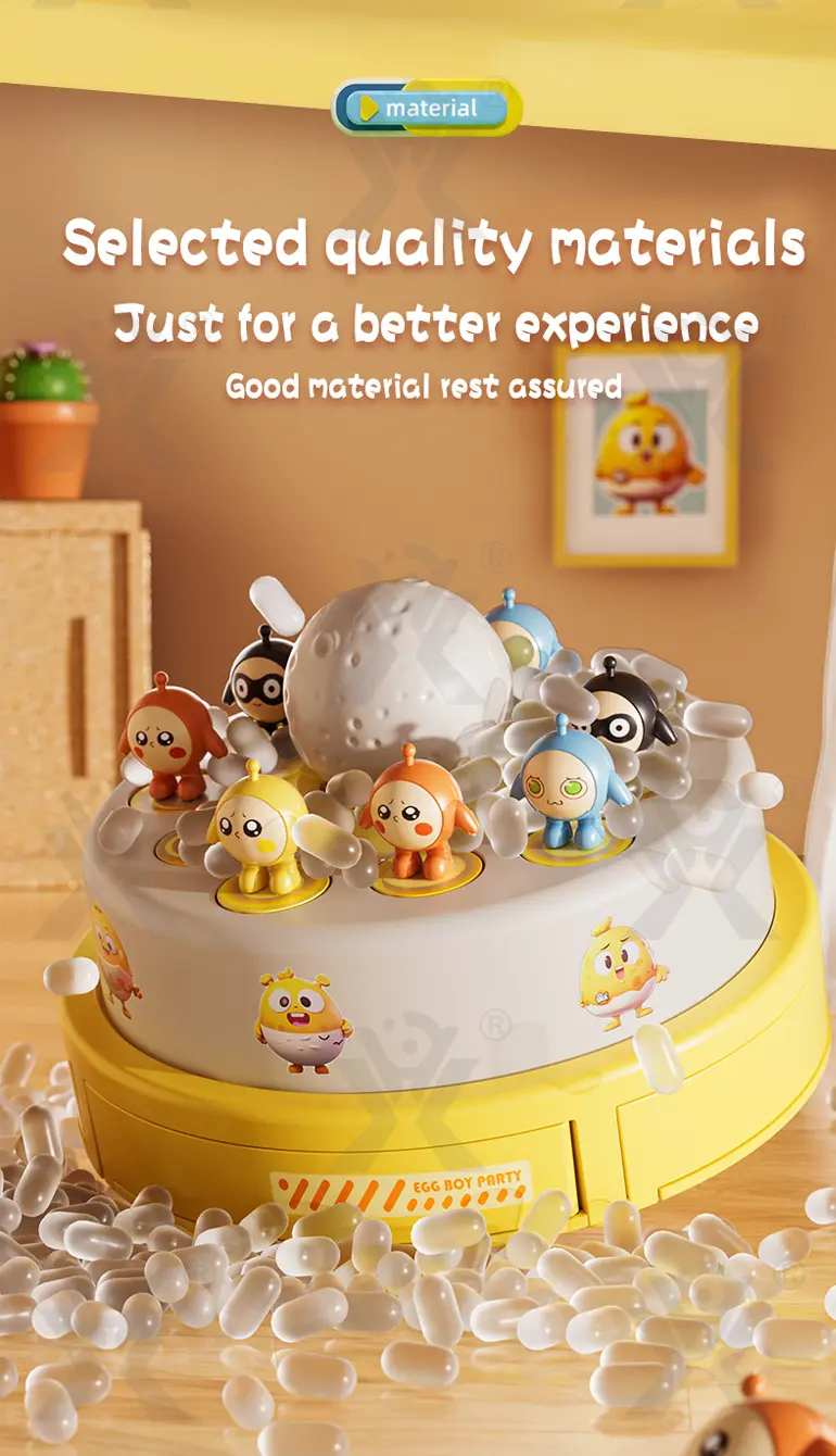 Bouncing and Catching Game Toy, Egg Party Theme (TB-4377590) — illustrated product details, panel 7
