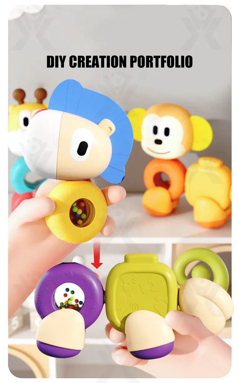 Modular Horse Block Toy (TB-4521117) — illustrated product details, panel 3