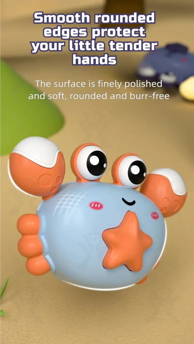 Press Activated Crab, LED Lights (TB-4963163) — illustrated product details, panel 5