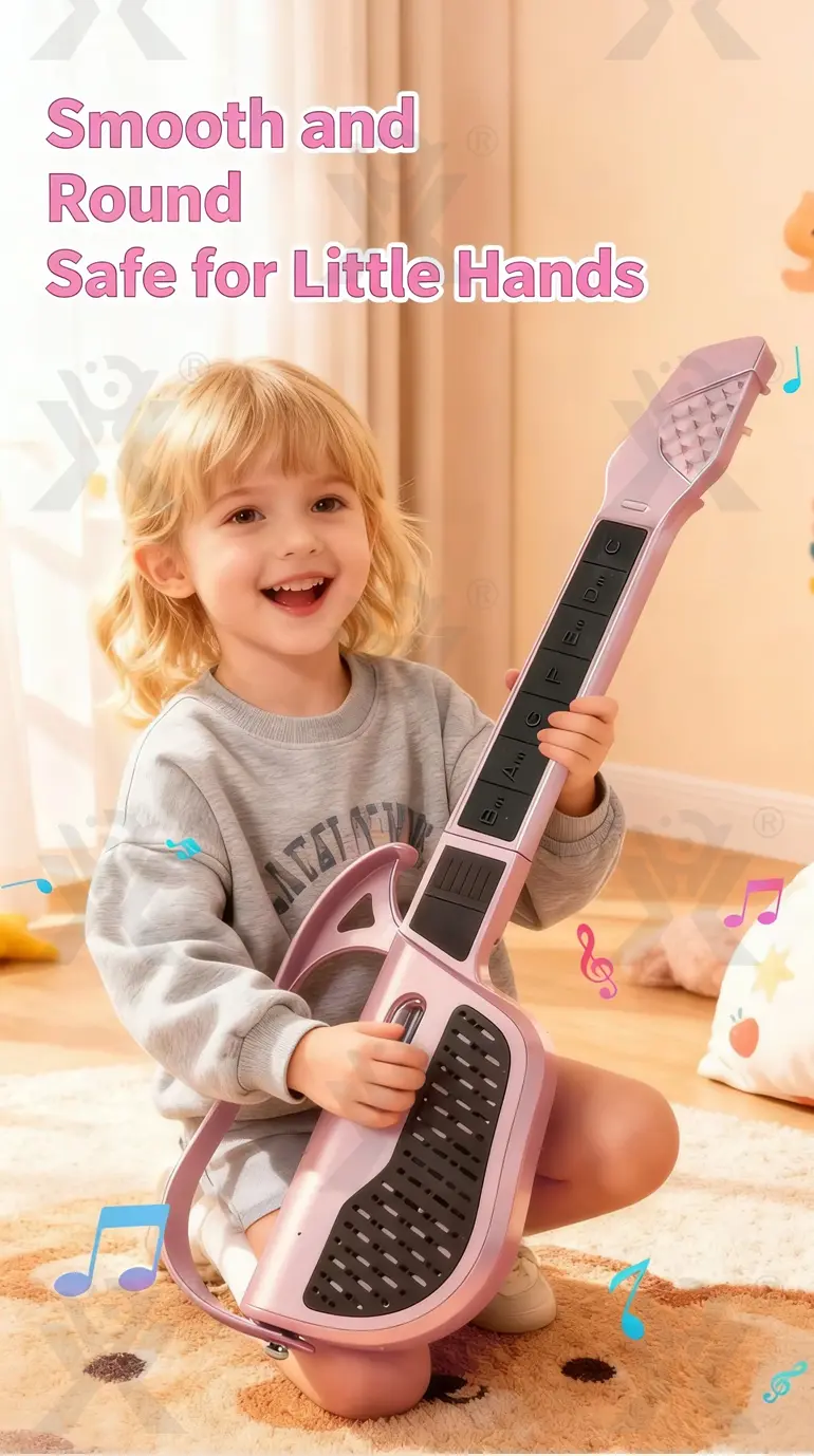 Smart Electric Guitar Toy (TB-5235478) — illustrated product details, panel 2