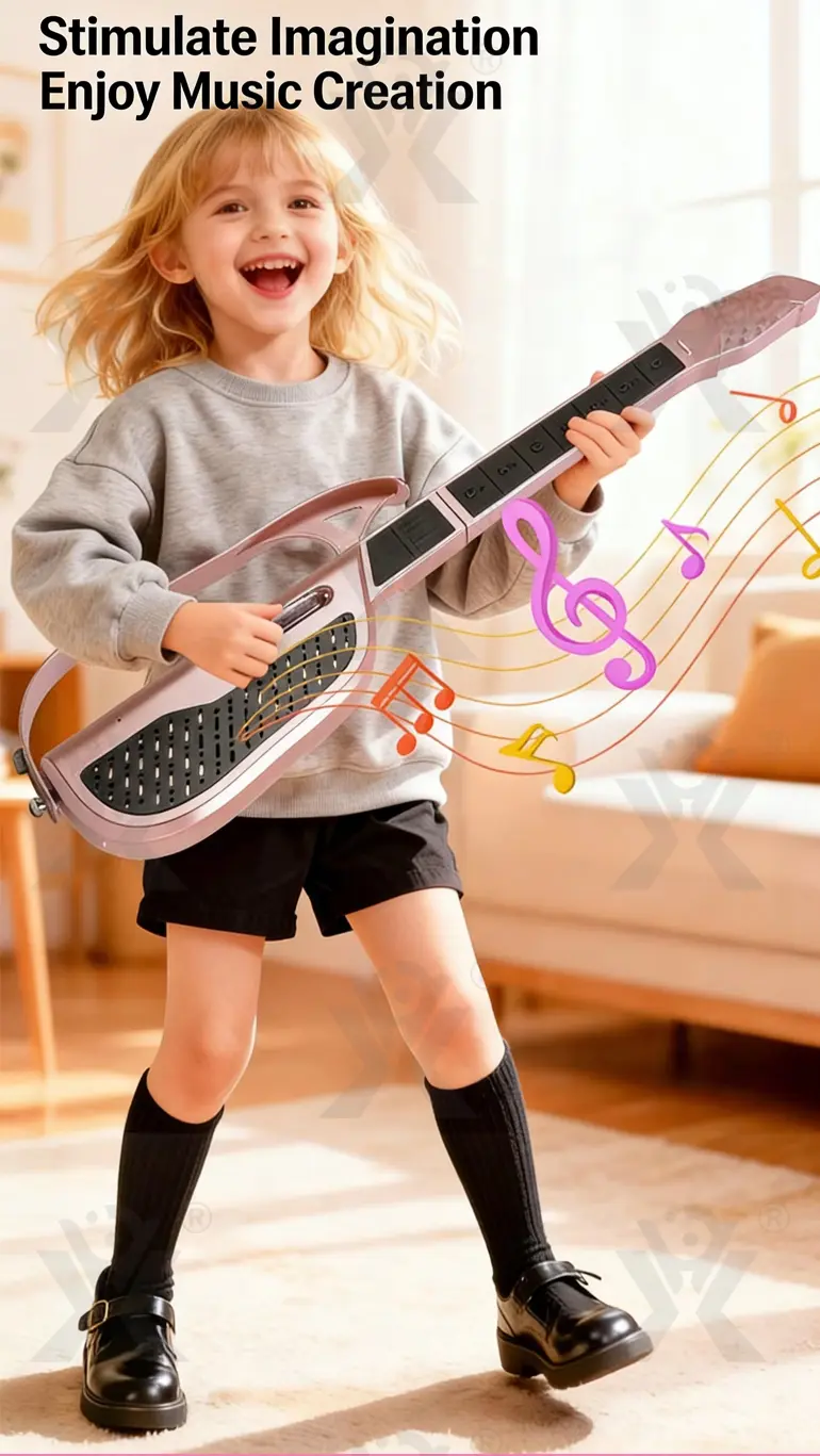 Smart Electric Guitar Toy (TB-5235478) — illustrated product details, panel 3