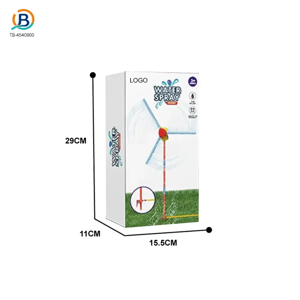 Windmill Water Sprinkler Toy, 360° Rotating Water Spray, Simple Hose Connection- Water Toys (TB-4540900) — product photograph 3
